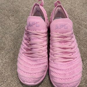 APL breast cancer awareness pink ribbon techloom sneakers size 8
